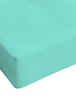 Italian Bed Linen Sábana Bajera Elástica (Verde Agua)