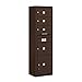 Salsbury Industries 3816S-04ZFP Surface Mounted Horizontal Mailbox, Bronze