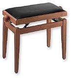 Stagg - PB40 CH M V/BK - wildchery bench mat+bk vel top