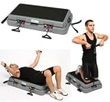 GYM Step with Weight Bands *Stretchy bands allow you to work your upper body*