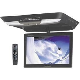 Power Acoustik PMD-97CM 9.5-Inch Ceiling-Mount Widescreen LCD Monitor with DVD Player