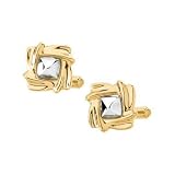 Picture Of Genuine Ibiza (TM) 14K White and Yellow Gold Cuff Links. x mm Two Tone Cuff Link – grams. 100% Satisfaction Guaranteed. 15.75 35.25 7.52