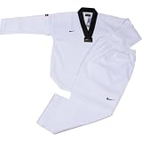Nike Taekwondo Black V Neck Uniform - 3
