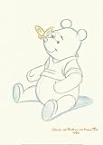 Pooh Bear Makes a Friend Decorative Art Poster Print, 20x28