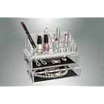 Kennedy Home Collections Acrylic Cosmetic Organizer with 2 Drawers