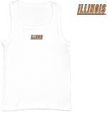 NCAA Illinois Illini Collegiate Debut White Ladies Tank Top