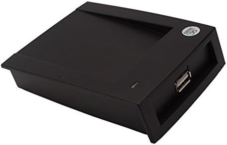 Chafon USB 125khz Em4100 Rfid Proximity Reader, Em Card Reader-Only Support Windows 95/98/2000/XP/7/8 Linux Vista+ Free 5 Pcs ID Cards+5 Keytags-Black