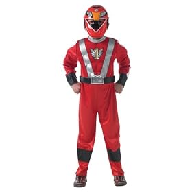 Power Rangers Red RPM Muscle Chest Costume - Child medium 5-6 years