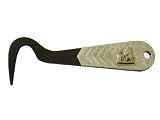 Brown Steel Hoof Pick Barrel Racing Motif