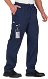 White Swan Fundamentals Men's 7 Pocket Zipper Fly Everything Scrub Pant (Assorted Colors, XS-5X)