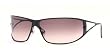 VERSACE 2040 100/98G BLACK/GRAY GRADIENT SHIELD SUNGLASSES.