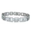 Stainless Steel Polished Bracelet - 8'' long