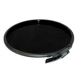 Vestil LID-STL-LL Steel Lever Lock Pail Lid, for 5 gallon, Black: Industrial &amp; Scientific