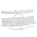 Cathy's Concepts Luminous Adjustable Wedding Garter, White