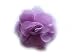 2pc Purple Lace Flowers Fabric Flower Applique wx11