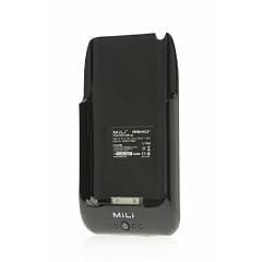 Bundle Angebot: RAIKKO� MiLi PowerPack, Akku o. Reiseladeger�t f�r iPhone 3g,2g,3gs iPod touch, Ladeger�t / schwarz-schwarz / inkl. 2 Crocfol Premium Displayschutzfolien