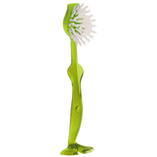 Koziol Tim Dish Brush, Transparent Green