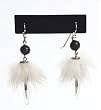 Earrings: Fur