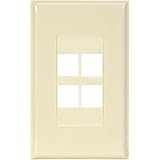 4 Socket Decora-Style Faceplate