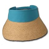 LADIES GOLF Visor Panama Wide Brim Hat TURQUOISE /Natural 31kQnr o9KL. SL160 LADIES GOLF Visor Panama Wide Brim Hat TURQUOISE /Natural
