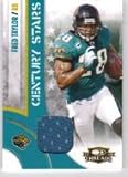 2008 Donruss Threads Century Stars Materials #CS-12 Fred Taylor - Jacksonville Jaguars (Piece of Authentic Jersey - Serial #d to 250) (Football Cards)