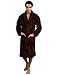 TowelSelections Men's Plush Bathrobe Shawl Collar Spa Robe