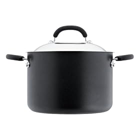 Circulon 2 Hard Anodised Stockpot, 24 cm, 5.7 Litre