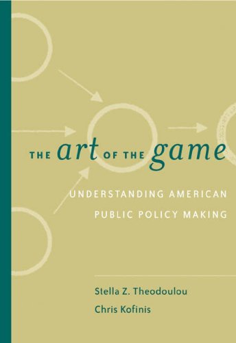The Art of the Game: Understanding Public Policy (with InfoTracÂ®)