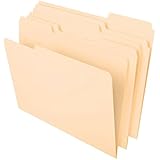 [IN]PLACE Heavy Weight Manila File Folders, 1/3 Cut, Letter, 50/Box