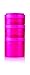 BlenderBottle ProStak Twist n' Lock Storage Jars Expansion with Pill Tray, Pink (Pack of 3)