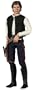 Sideshow Heroes of the Rebellion Collectibles Star Wars Deluxe 12 Inch Action Figure Han Solo: Smuggler (Tatooine)