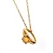 10K YG November Birthstone Small Ring Charm-Citrine