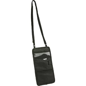 Buy baggallini Travel Ticket Organizer: Rip Stop - Black Travel Wallet by Baggallini