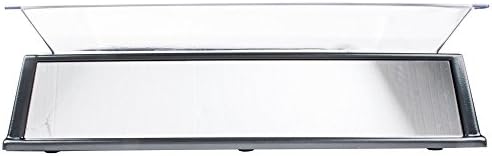 Cal-Mil IP101-110 Small Ice Carving Mirror Pedestal with Drainage Hose and 110V LED Lighting - 19" x 27" x 10"