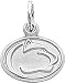 Sterling Silver Penn State University Charm Mascot New