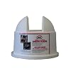 Apollo Plastics D2X4WHITE Round Deck Planter, White