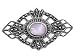 Sterling Silver Brooch - Pink Mother of Pearl