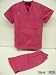 Medical Scrubs and Uniforms - FUSCHIA MEDICAL NURSE SCRUB SET UNIFORM #1826 SMALL