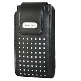 Samsung Leather Tote Pouch with removable carry strap for Blackjack i607 by Samsung