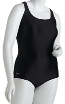 Speedo Women's Aquatic Xtra Life Lycra Solid Moderate Long Ultraback Swimsuit