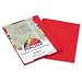 PACP9909 Construction Paper,Acid Free,9x12,50 Sh/PK,Holiday Red