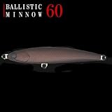 ノースクラフト(NORTH CRAFT) BALLISTIC MINNOW(バリスティックミノー) ショコラ 60mm
