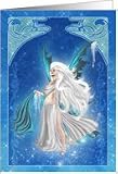 Art Nouveau Celestial Fairy Card