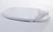Shnuggle Moses Basket Fitted Sheets, Luxury 100% cotton, White, 2 Pack