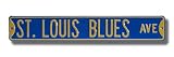ST. LOUIS BLUES ST. LOUIS BLUES AVE Authentic METAL STREET SIGN (6 X 36)