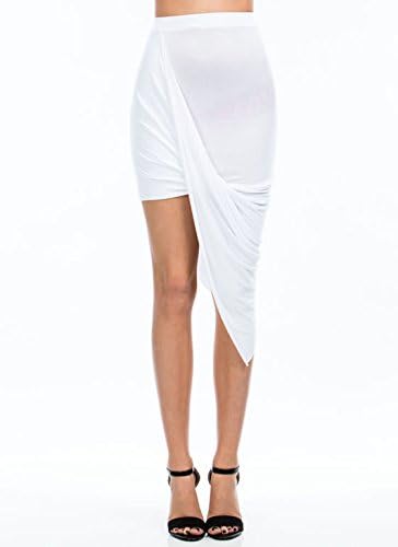 GOJANE Women's Drape Up Asymmetrical Skirt