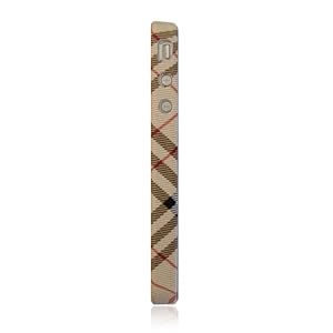 JKase� Tartan Plaid Series Brown/Beige Back Hard Protector Cover Case for Apple iPhone 4 / iPhone 4G with FREE S Stand and Connector Protector - [ JKase Retail Packaging]