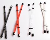 Nipplesticks Brustwarzenklammern Klemmen Sticks Erotik Fetisch (schwarz)
