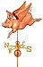 Outdoor Living : Good Directions 612 Flying Pig Full Size Weathervane