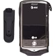 Wireless Solutions Premium Leather Case with Ratcheting Swivel Belt Clip for LG CU720 Shine